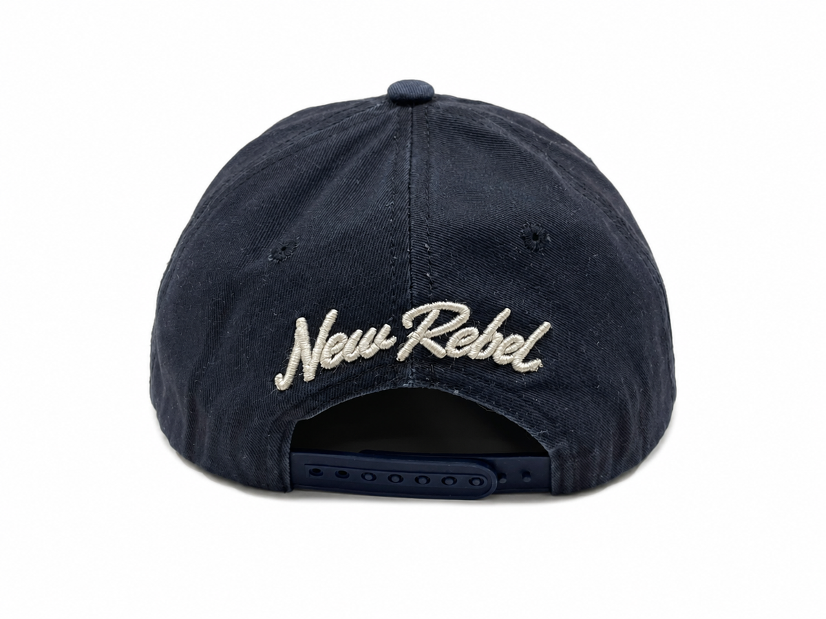 GRAFFITI HAT NAVY RED